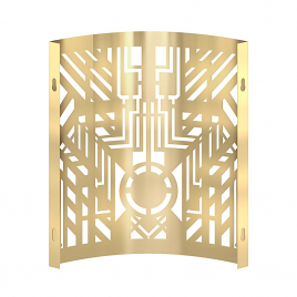 Абажур Везувий НЕРЖ. "ГЭЛЭКСИ" ГОЛД