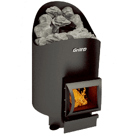 Дровяная банная печь GrillD Aurora 180 Short