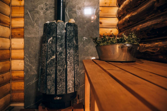 Дровяная банная печь GrillD Cometa Vega 450 Short Max Pro