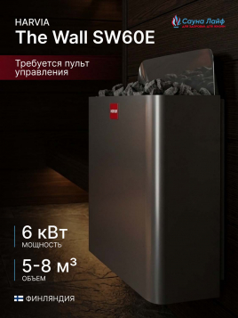 Электрокаменка Harvia The Wall SW60E