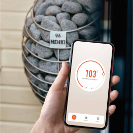 Электрическая печь Henki Nest 8 кВт, черная
