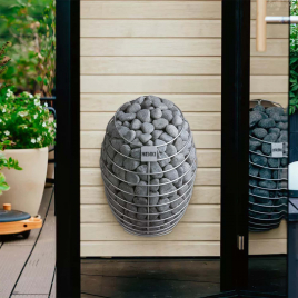 Электрическая печь Henki Nest 8 кВт, черная