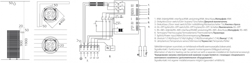 Электрокаменка Tulikivi Naava Integrated SS086