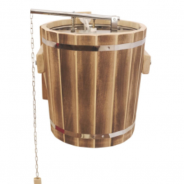 Обливное устройство с клапаном "Дождь" с нерж. вставкой 20л Добрыня (ОУК-ДН-20Д)