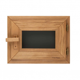 Окно Woodson PRO 30х40 см, стекло серое, дуб