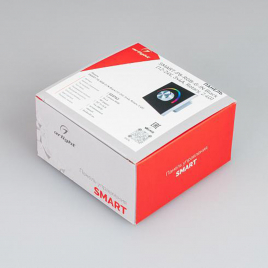 Панель управления светом Arlight Rotary SMART-P8-RGB-G-IN Black (Черная)