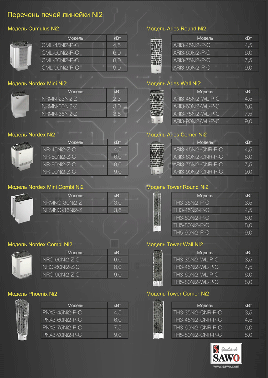 Печь для сауны Sawo Tower TH3-35NI2-P, 3,5 кВт, выносной пульт, встроенный блок мощности, нержавейка