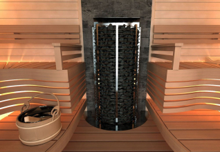 Печь для сауны Sawo Tower TH6-105NS-WL-P пристенная, 10.5 кВт