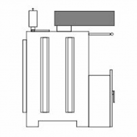 Печь ИзиСтим Геленджик в полноценном кожухе с закрытым верхом с боковым подключением