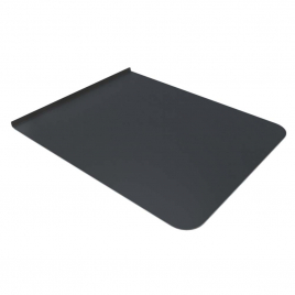 Предтопочный лист BLACK 980х980х0,5мм (R75)