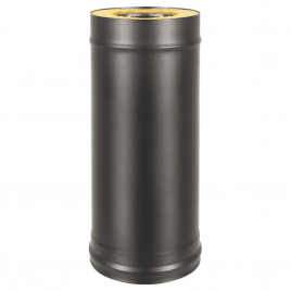 Сэндвич-труба Везувий BLACK (AISI 430/0,8мм) д.200х300, L-0.5м