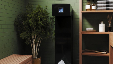 Снегогенератор для бани и сауны Sangens Snow 10 Plexiglass Black (Сангенс Снег 10 Оргстекло черное)