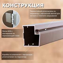 Стеклянные двери АРТА Престиж 60G Белая матовая